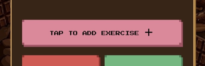 Tap Add an exercise to open the picker.